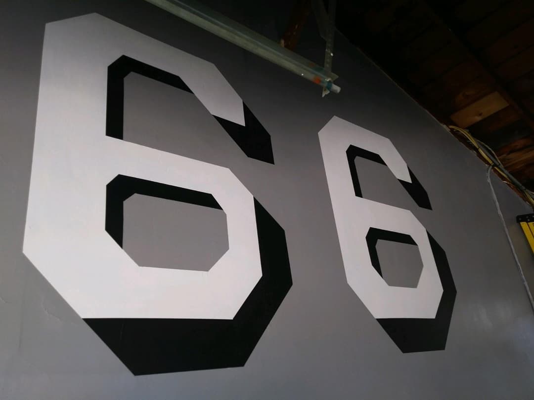 picture of a newly painted wall